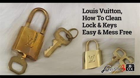 How to Clean a Tarnished Louis Vuitton Brass Lock and Key